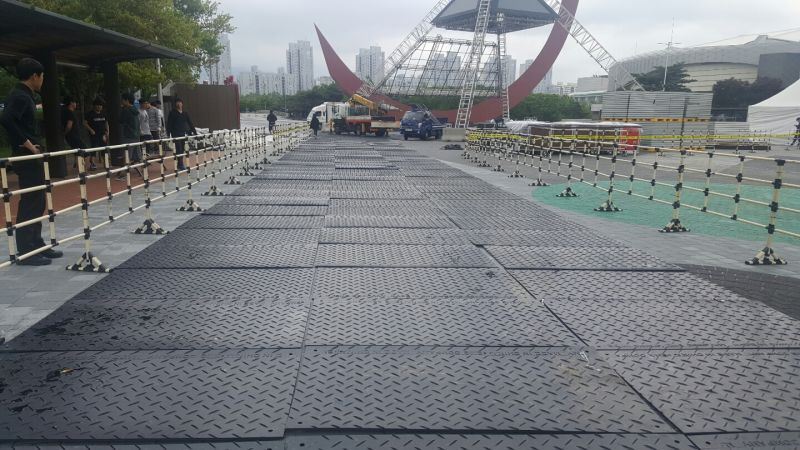 HDPE Flexible Construction Temporary Roadsway Ground Protection Mats