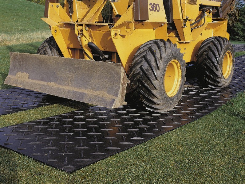 HDPE UHMWPE Skid Steer Ground Protection Mats Temporary Road Mats
