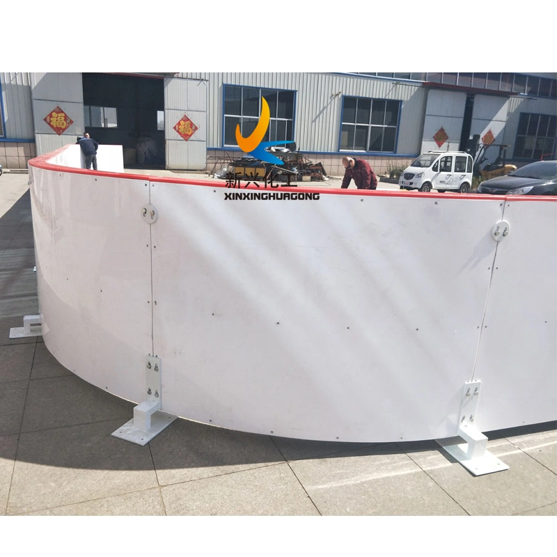 HDPE Panel with Aluminium Frame Dasher Board for Entertainment Arena