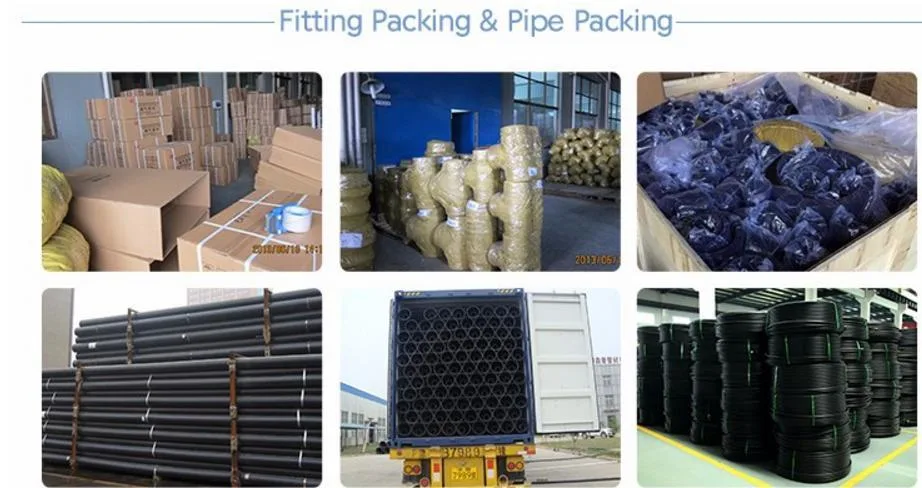 High Density Polyethylene HDPE Butt Fusion Pipe Fittings