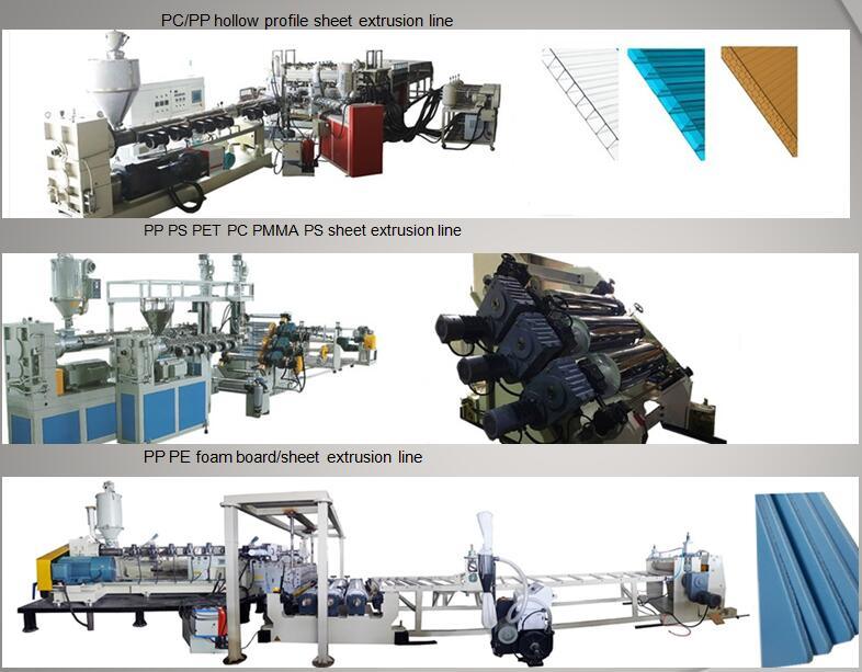 PP PE Sheet Making Machine for Packing Construction