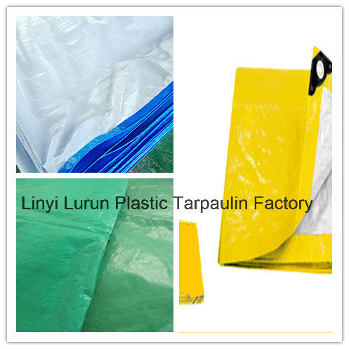 HDPE Woven Fabric Tarpaulin Cover, LDPE Coating Blue Tarpaulin Sheet