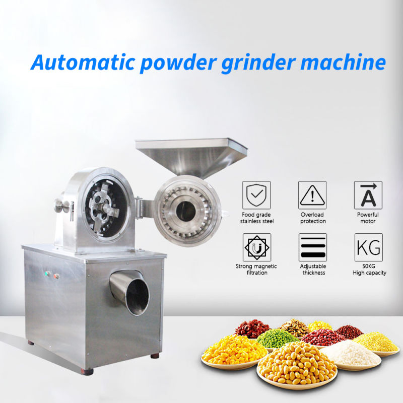 Tea Leaves Grinder / Dry Leaves Powder Mill / Leaves Pulverizer Machine