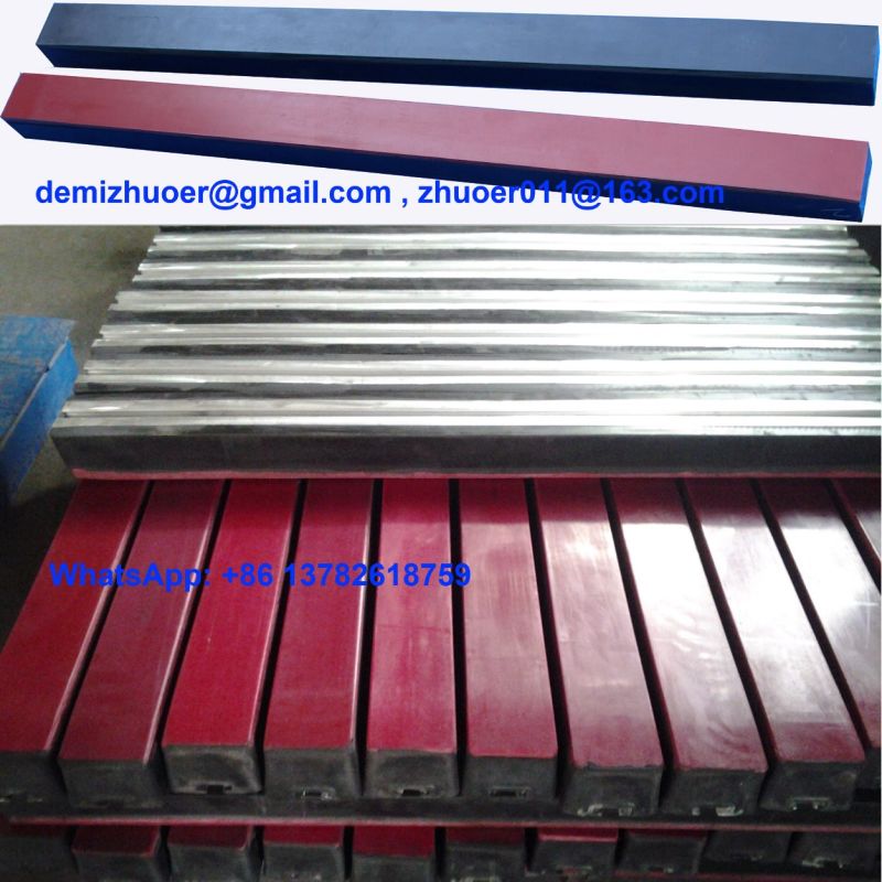 UHMW Cap Conveyor Rubber Impact Bar for Conveyor Belt