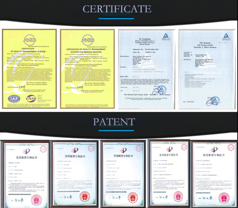 3 Part Medical Plastic Plastic Auto-Destruct CE&ISO