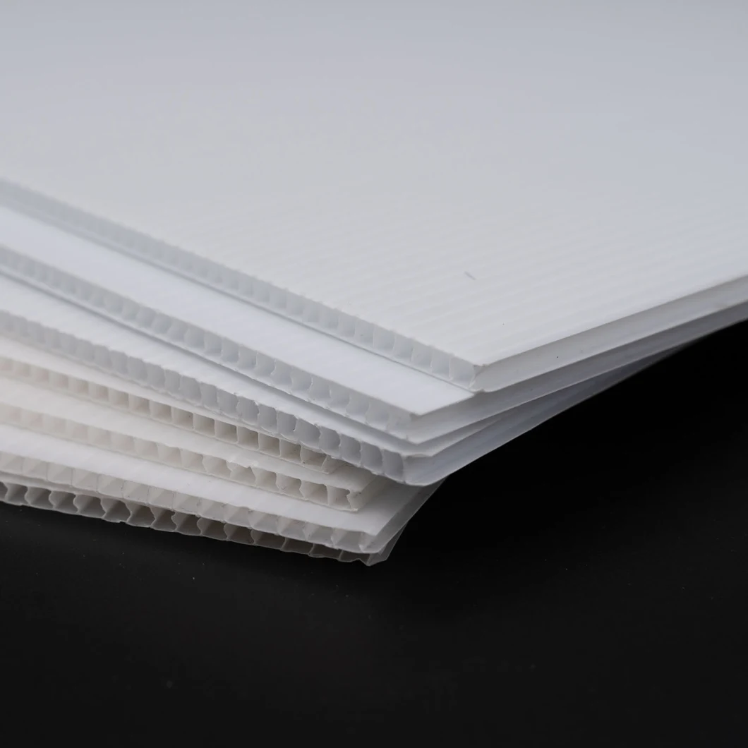 Polypropylene Corrugated Sign Board Coroplast Sheets