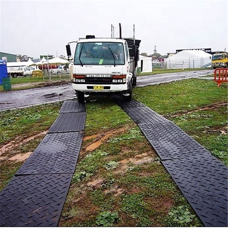 HDPE UHMWPE Sheet/ Plastic Ground Protection Mats and Heavy Duty Mud Ground Mat