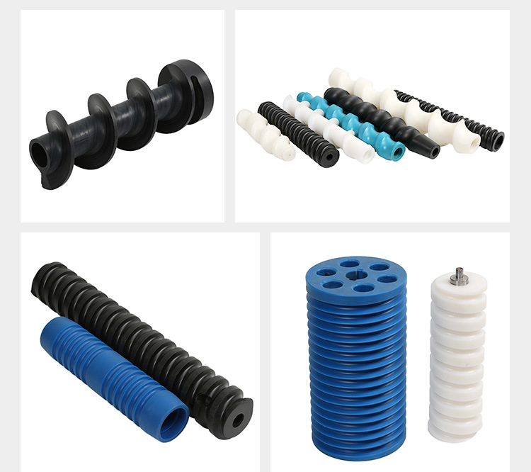 Factory Price Machined Blue POM Screw Rod