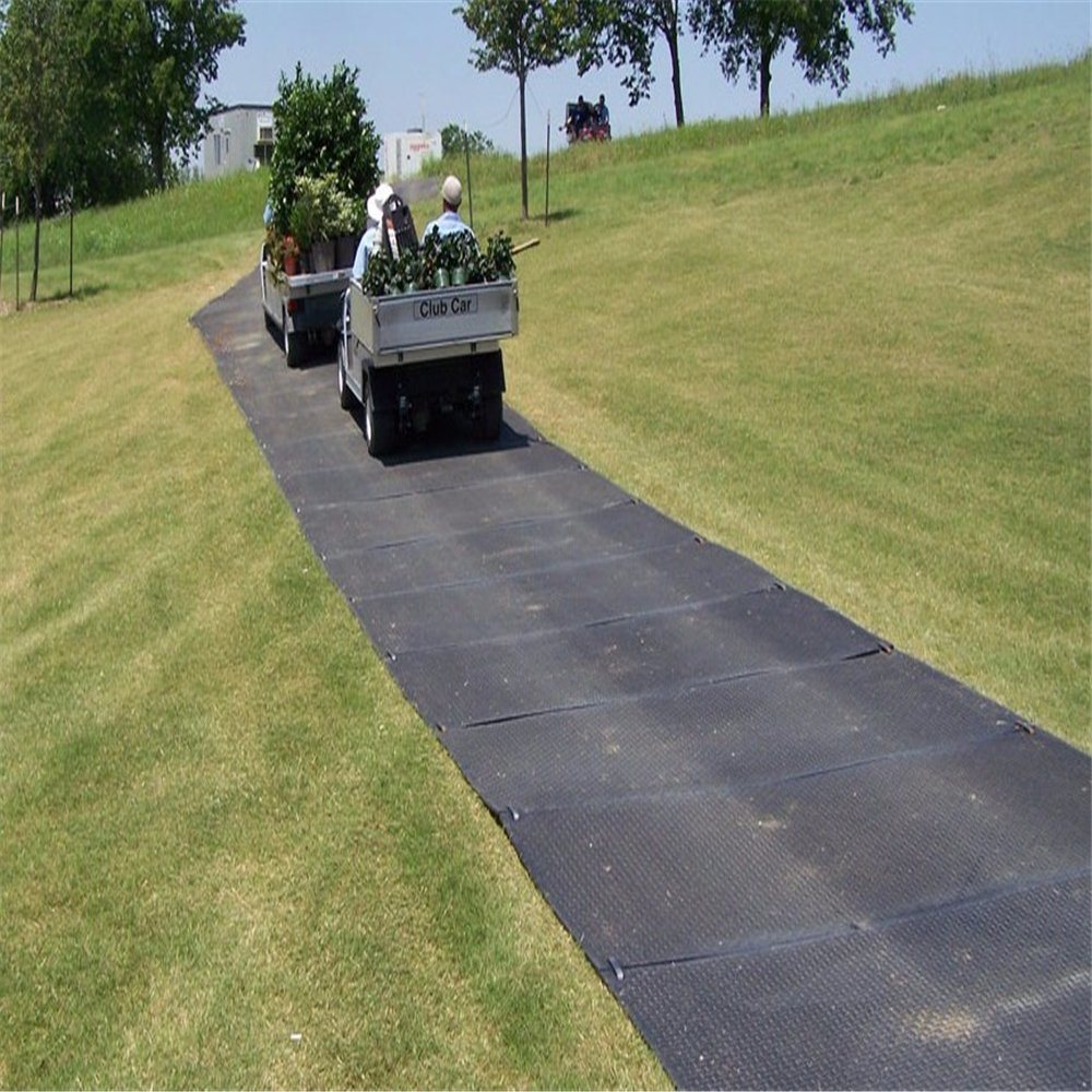 UHMWPE Construction Road Mat/HDPE Black Plastic Ground Sheet