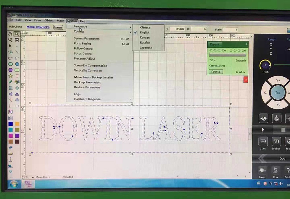 Dowin 1kw 1.5kw Pipe Cutting CNC Laser Cutting Machine for Stainless Steel Metal Sheet Cutting