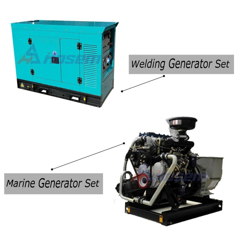 Marine Generator Set, 15kw, 25kw, 25kw, 30kw, 50kw, 100kw Marine Generator Powered by Cummins