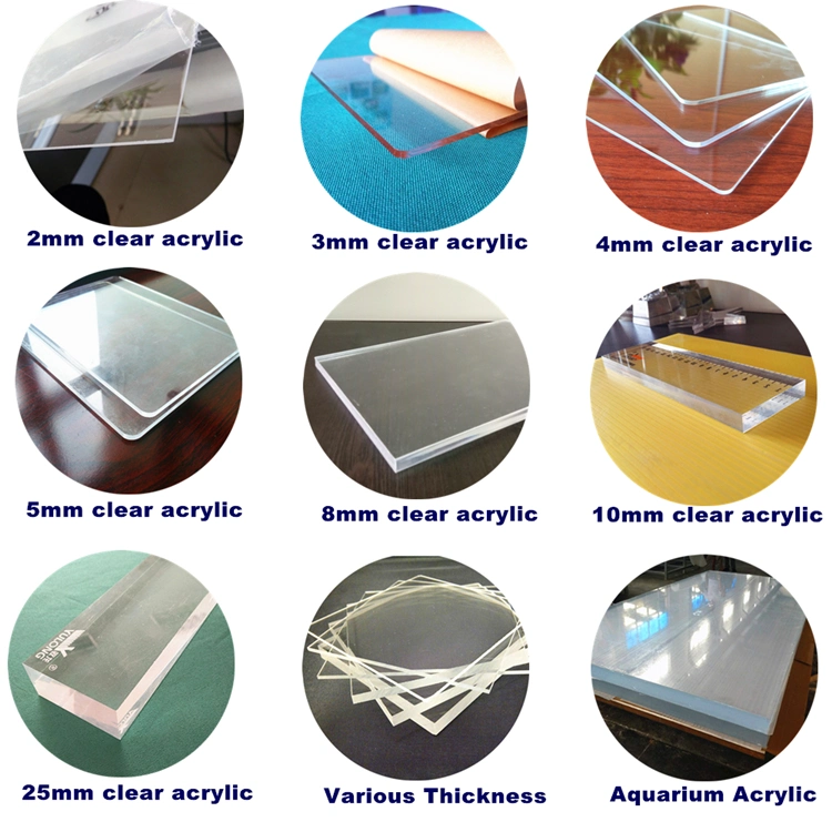 Clear Acrylic Sheet Transparent Acrylic Sheet Bending Acrylic Sheet