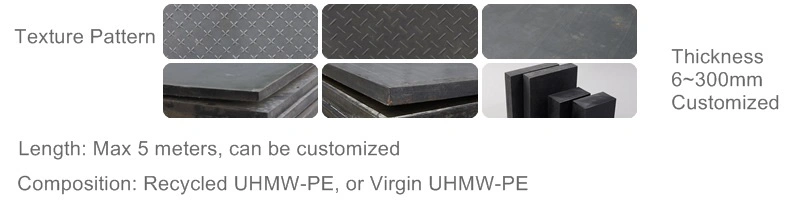 HDPE Construction Track Road Mat / Ground Protection Mat HDPE / Heavy Duty Roll Mat