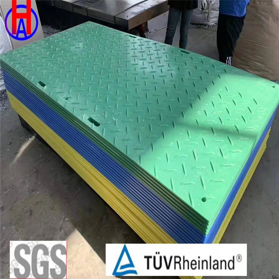 1/6ground Protection Mats HDPE Mat Plastic Sheet HDPE Ground Protection Plastic Mats PE Ground Sheet