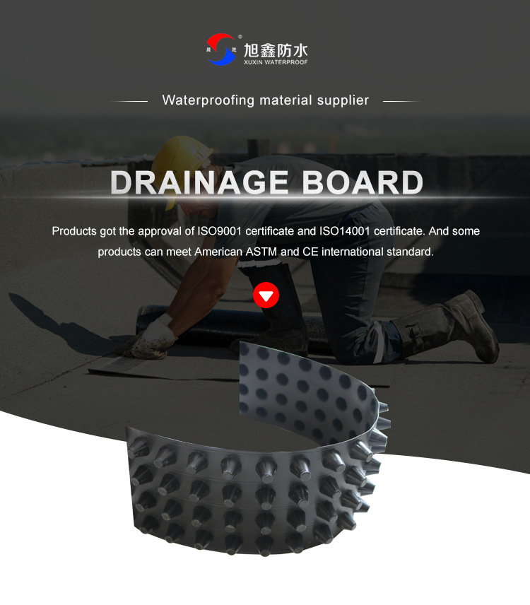 HDPE Dimple Drainage Board with Geotextile Dimple Sheet for Construction