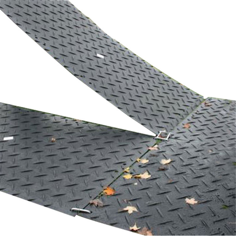 HDPE UHMWPE Sheet/ Plastic Ground Protection Mats and Heavy Duty Mud Ground Mat