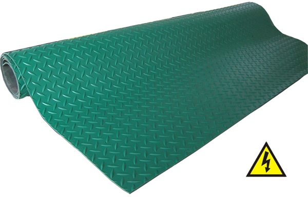 ESD Rubber Sheet, Antistatic Rubber Sheet with Green, Blue, Grey, Black Color (3A5010)