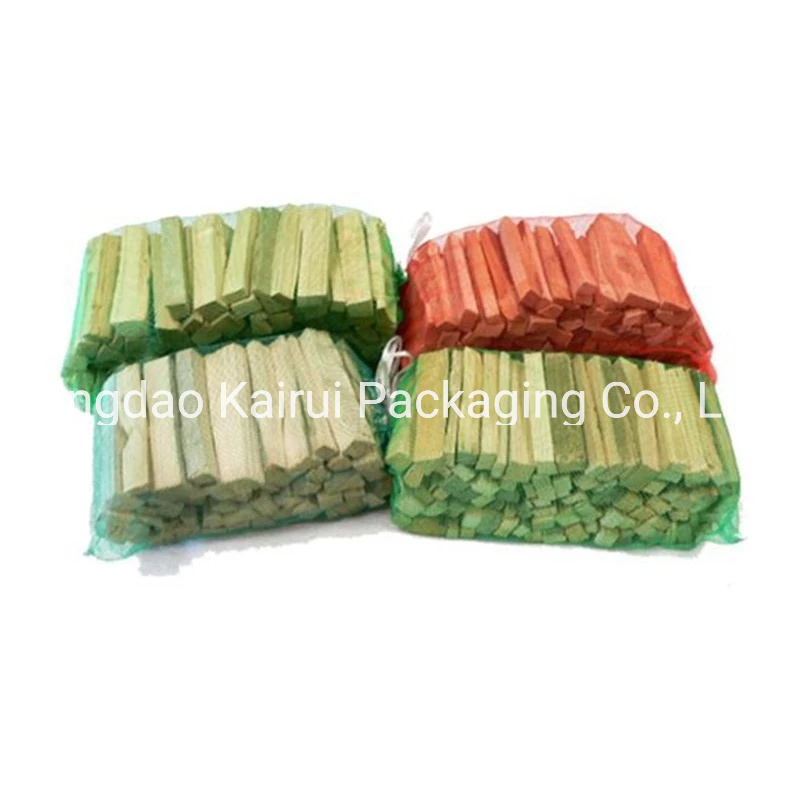 Durable UV PP Mesh Packing Bag for Firewood