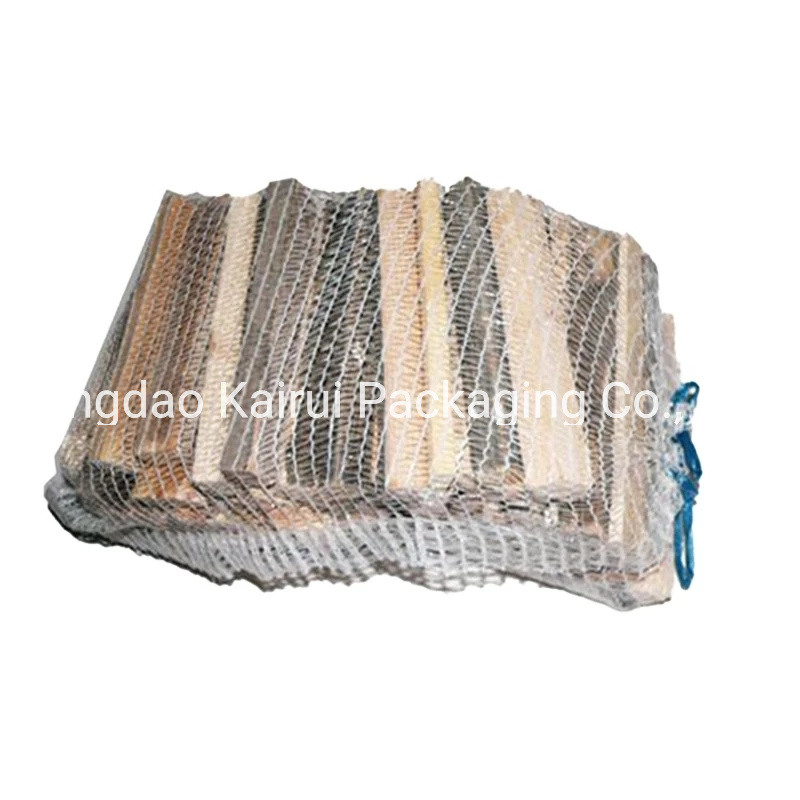 Durable UV PP Mesh Packing Bag for Firewood