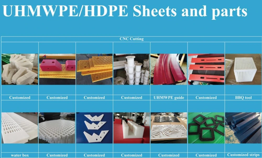 UHMWPE or HDPE Crane Leg Support Pads, Crane Outrigger Pads