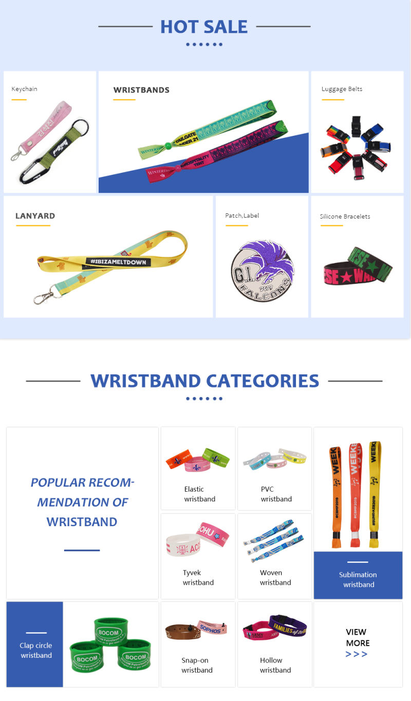 Soft PVC Wristbands Waterproof Bracelet Adjustable Safety PVC Wristbands