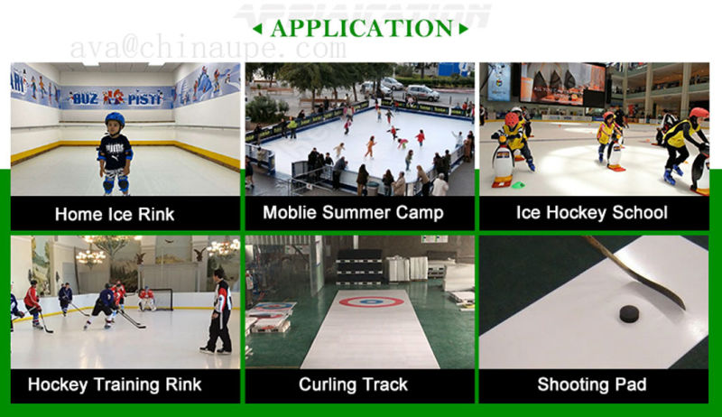 Self-Lubricating UHMWPE Synthetic Ice Video Hockey Ice Tiles