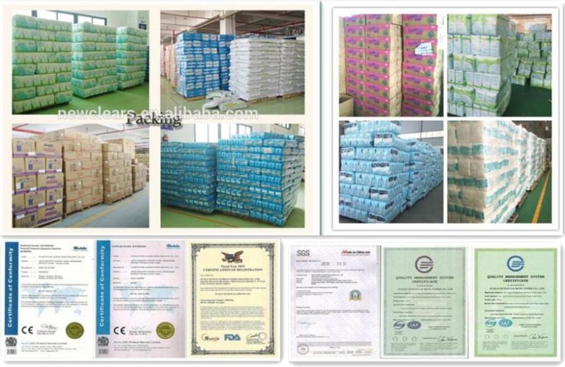 Economic Adult Diaper with PP Tape PE Backsheet with Comfrey Brand