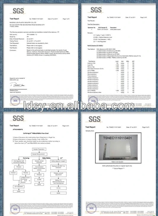 Grey Color PP Rigid Sheet for Chemical Tank From Lidaplastic