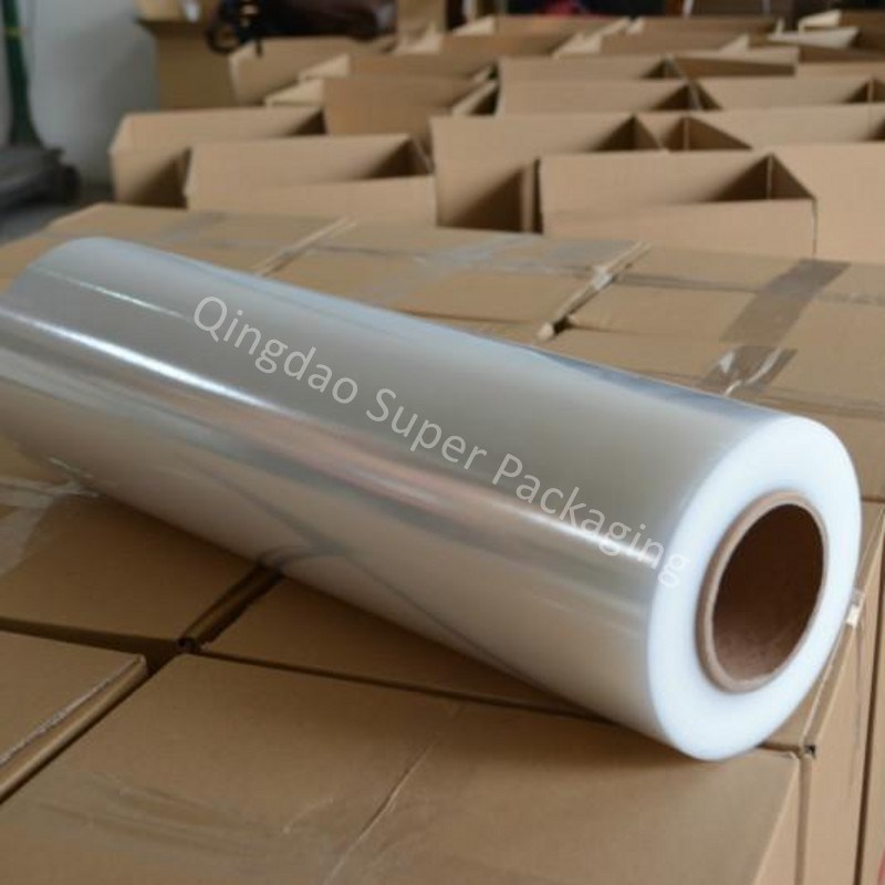 Europe Popular 17/20/23mic LLDPE Shrink Wrap Folie Stretch Film Roll