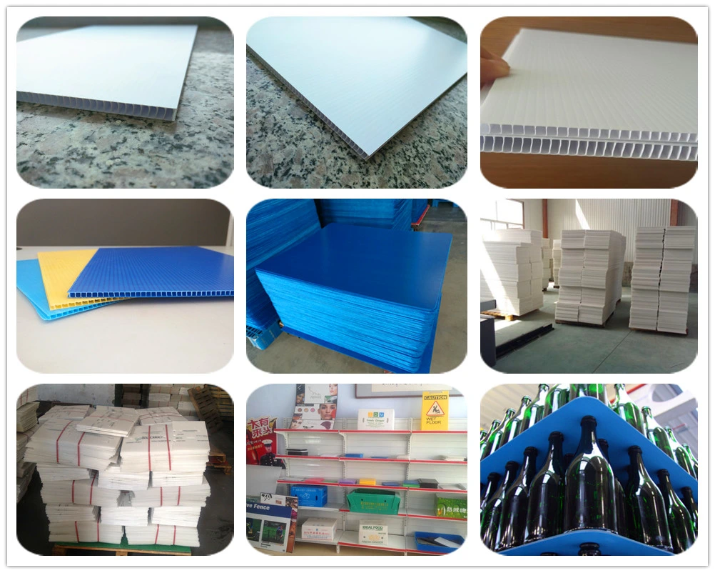 White Polypropylene Corrugated Sheets Coroplast Sheets for Sale