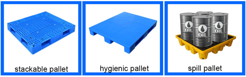 HDPE Vented Stackable Colored Pallets for Warehouse