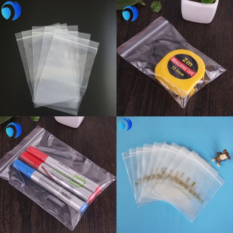 Tailor-Made Low Density Polyethylene Clear Slide Zip-Lock Bag