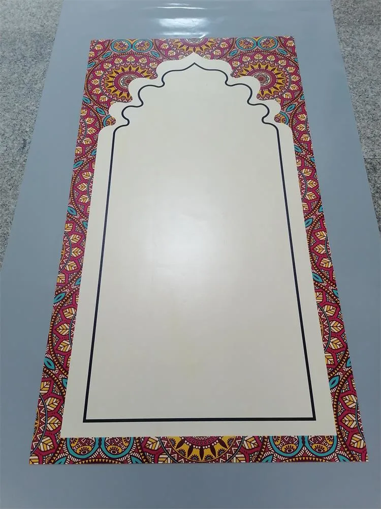 3c PVC Soft Foam Vinyl Roll Anti-Bacterial Muslim Prayer Mat Rug