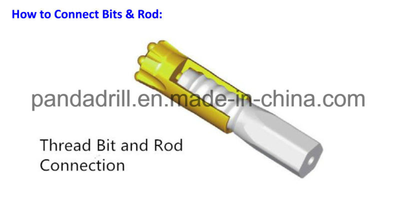 T38 T45 T51 Drifting Drill Rod Extension Drill Rod