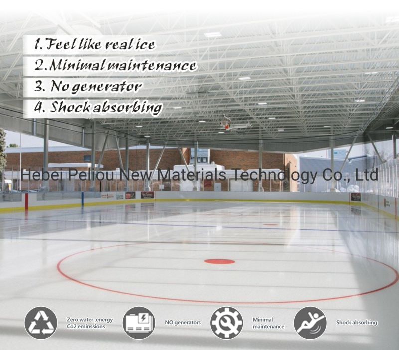 Easy Maintenance UHMWPE Plastic Artifical Synthetic Ice Skating Rink Boards