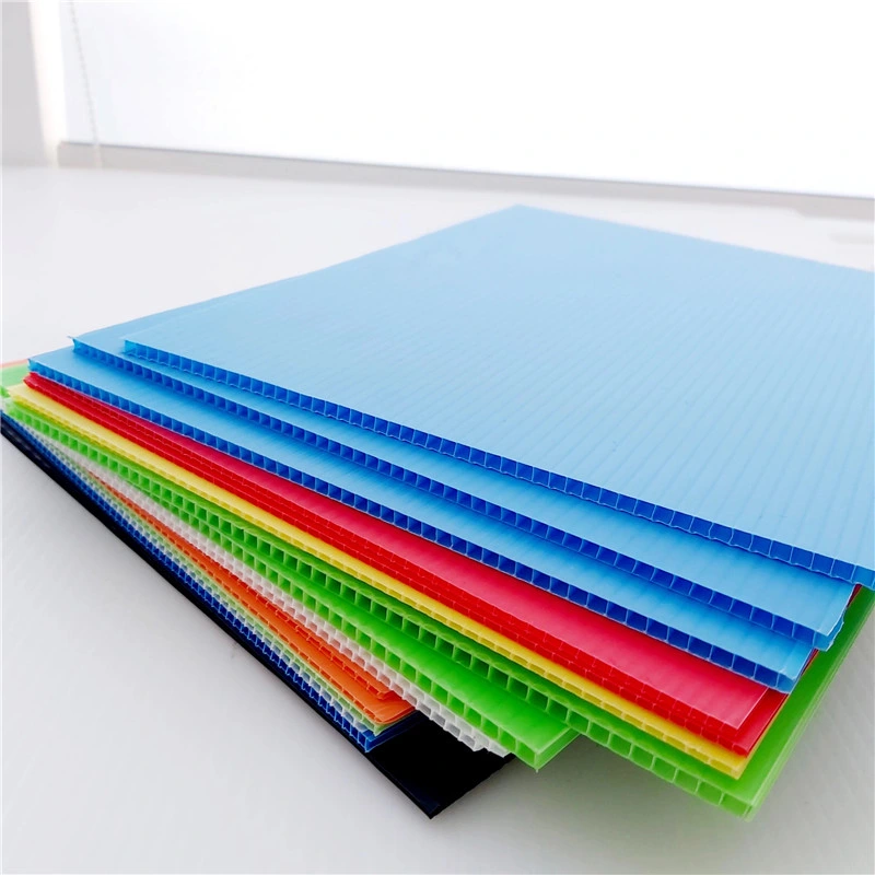 PP Hollow Coroplast Polypropylene Sheets 4X8FT Corrugated Plastic Sheet