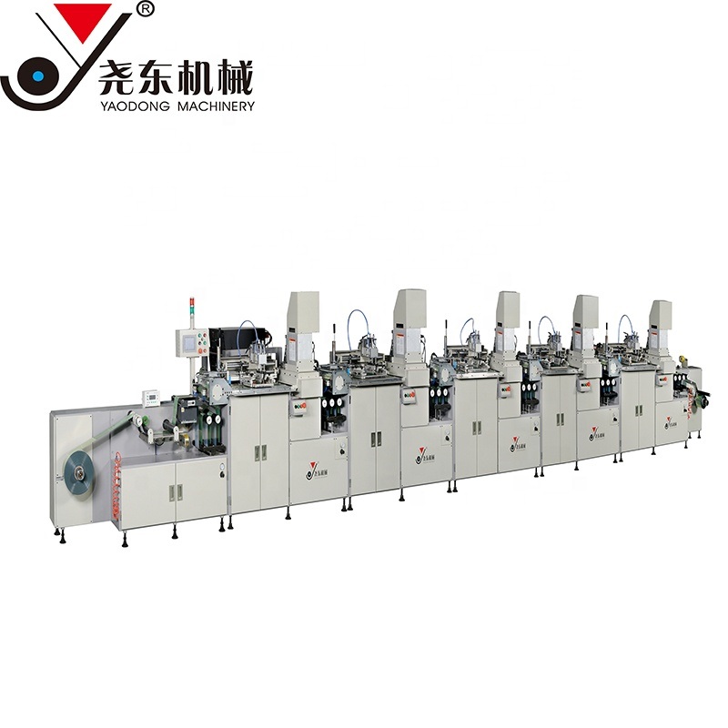 Automatic Label Sticker PVC PP Pet PE Rolling Roll to Roll Screen Printing Machine