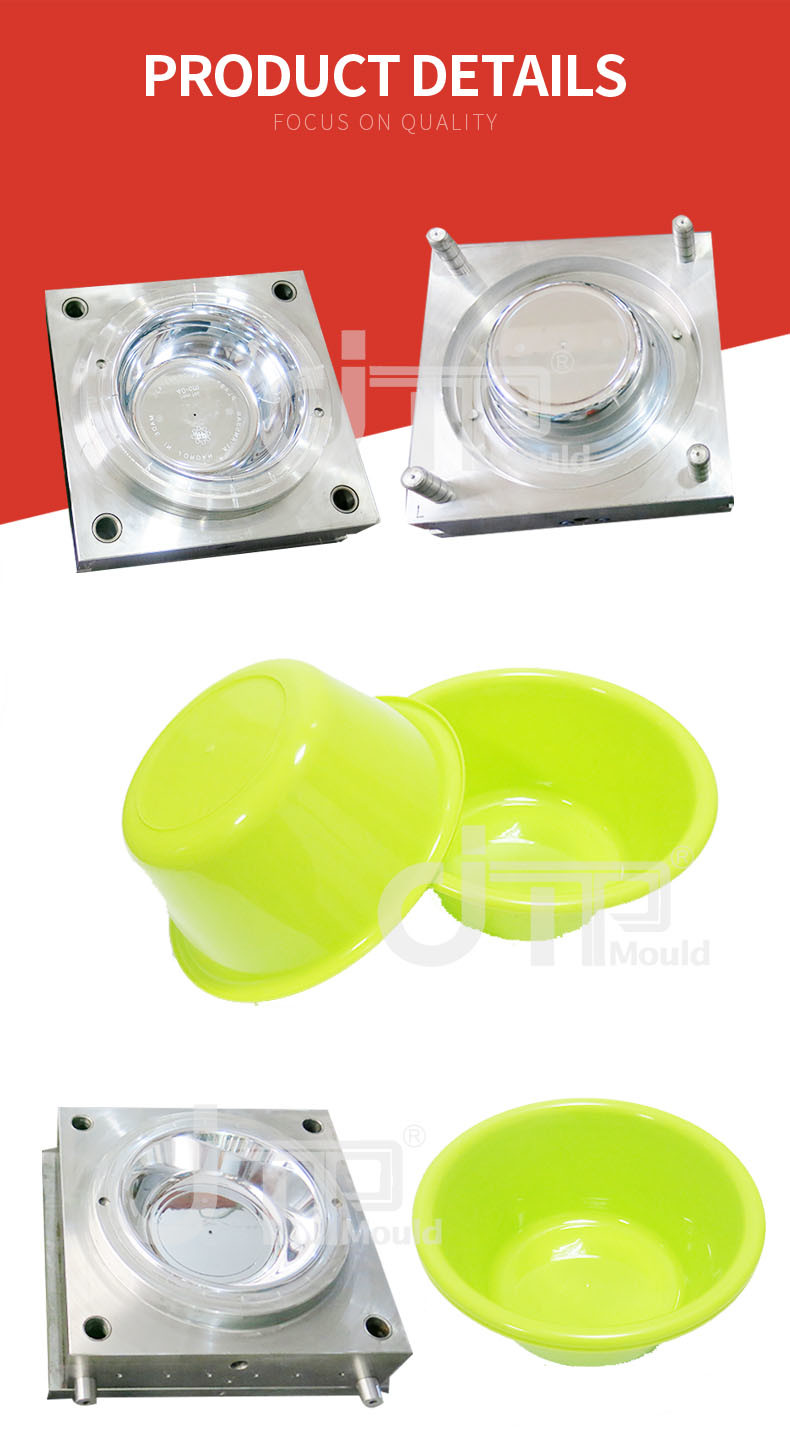 With No Backboard Plastic Round Tub Mould