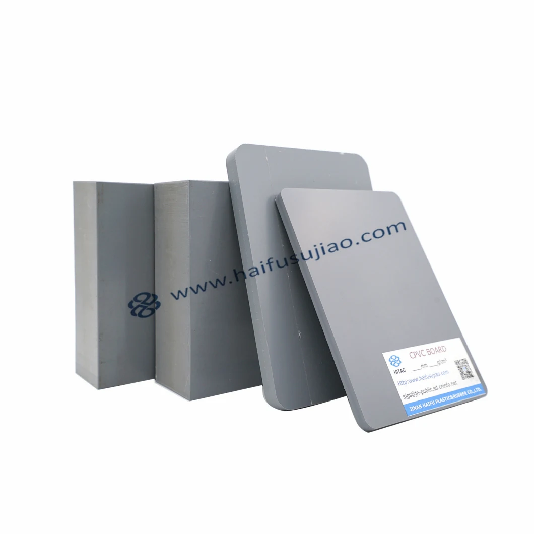 CPVC Rigid Board CPVC Rigid Sheet Light Grey Sheet