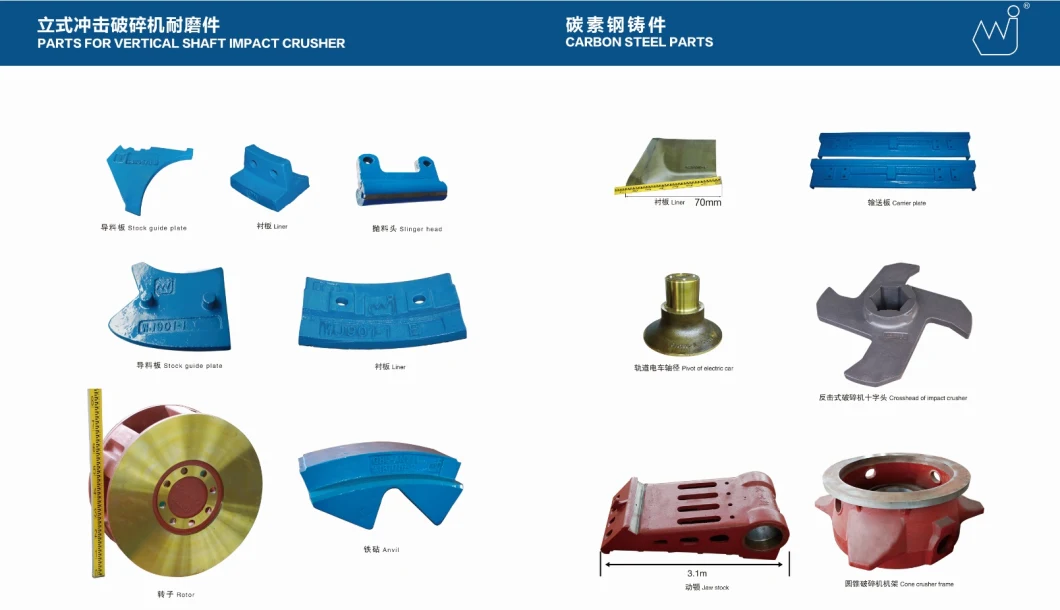 PE500*750 Stone Jaw Crusher / Crusher Wear Parts Crusher Jaw Plate