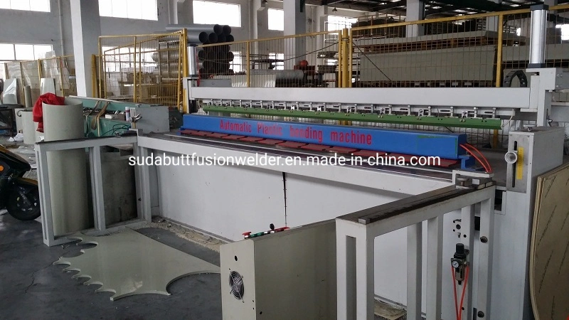 2000mm Automatic PVC PP PE PVDF Pph Ppn Sheet Board Bending Machine