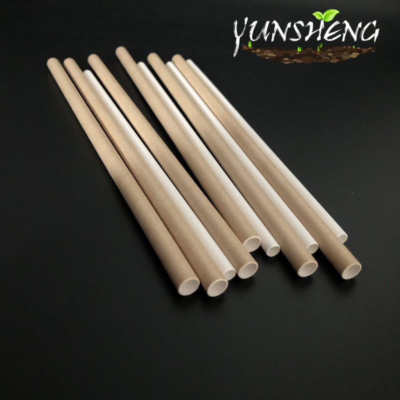 Customized Paper Cardboard Straw/Colorized Durable Coffee Straw