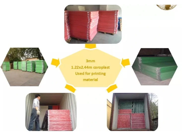 PP Corrugated Coroplast Plastic Sheets Polypropylene Corrugated Board