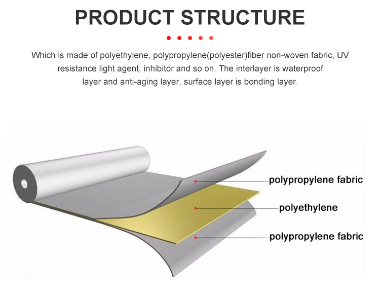 High Density Polyethylene Membrane Bathroom Waterproof PE Membrane