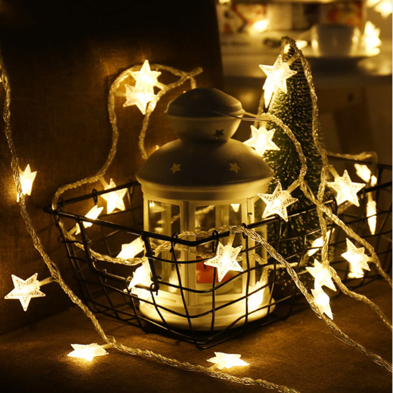 LED String Decoration LED Star String Twinkle Star String