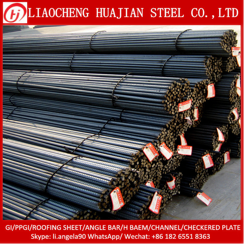 Building Material Deformed Reinforcing Steel Rebar Iron Rod Bar in Stock