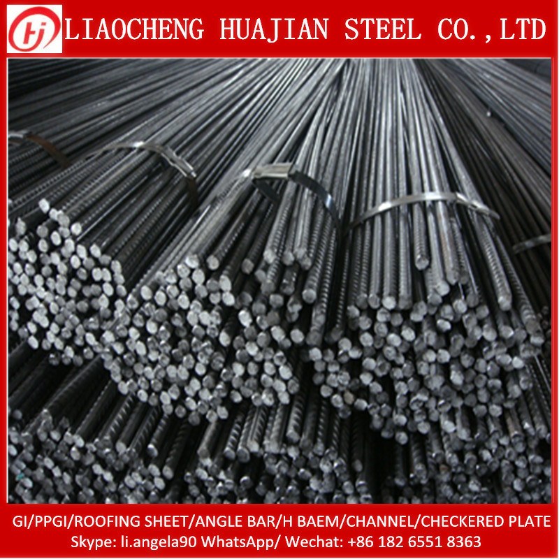 Building Material Deformed Reinforcing Steel Rebar Iron Rod Bar in Stock