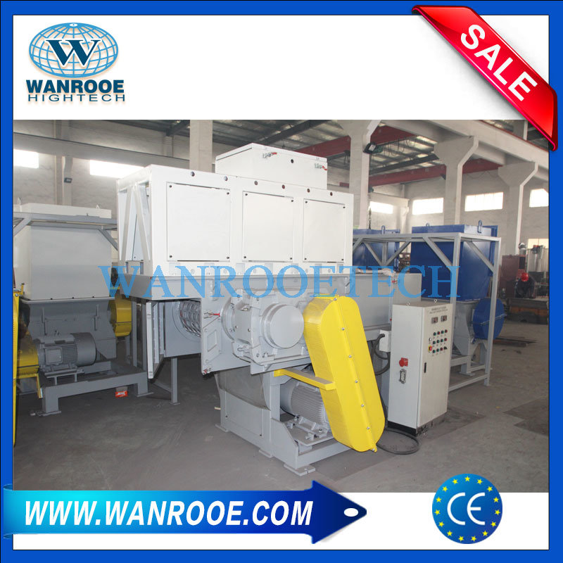 Plastic BOPP LDPE HDPE Roll Film Plastic Pipe Recycling Shredder