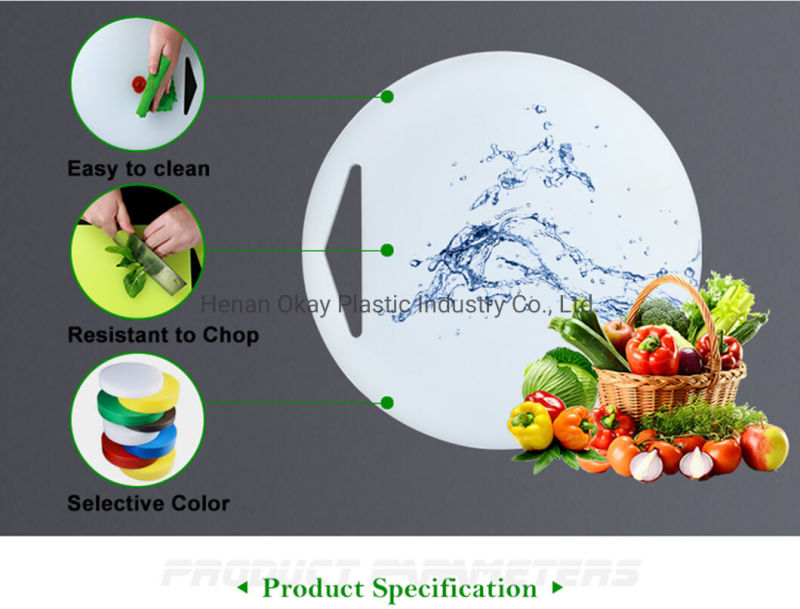 Colorful Stain Resistant HDPE Plastic Cutting Board Chopping Board