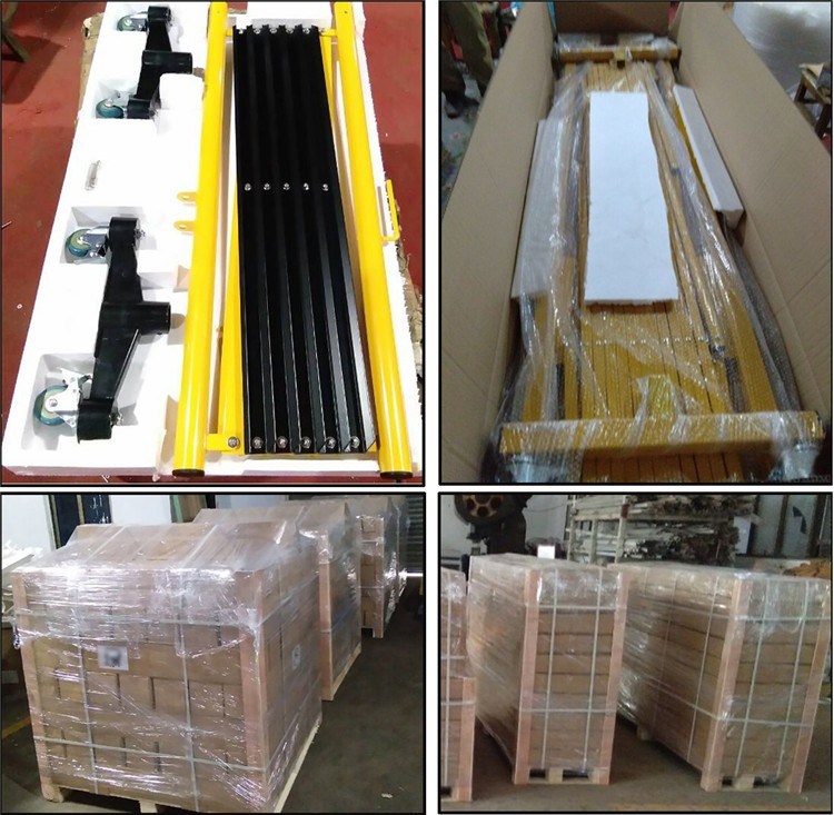 Retractable Plastic Barriers HDPE Plastic Expandable Traffic Safety Barrier
